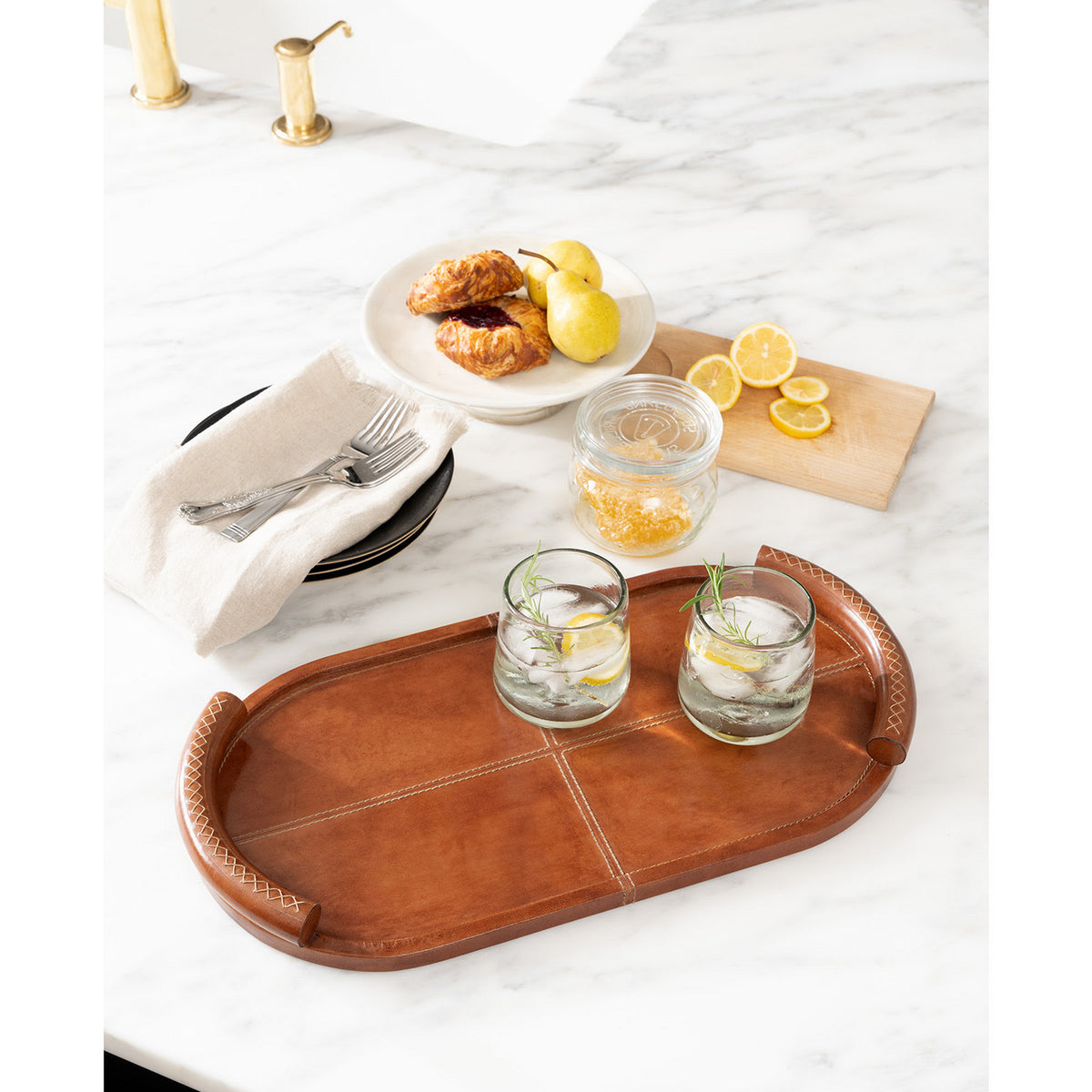 Regina Andrew - 20-1609TAN - Tray - Forte - Brown