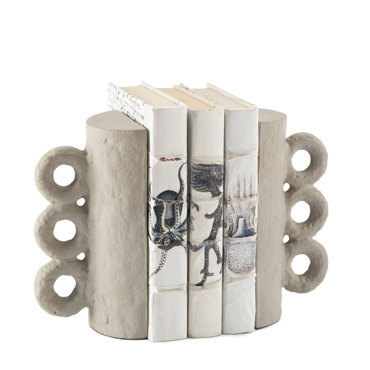 Regina Andrew - 20-1652GRY - Bookend Set - Chandra - Grey