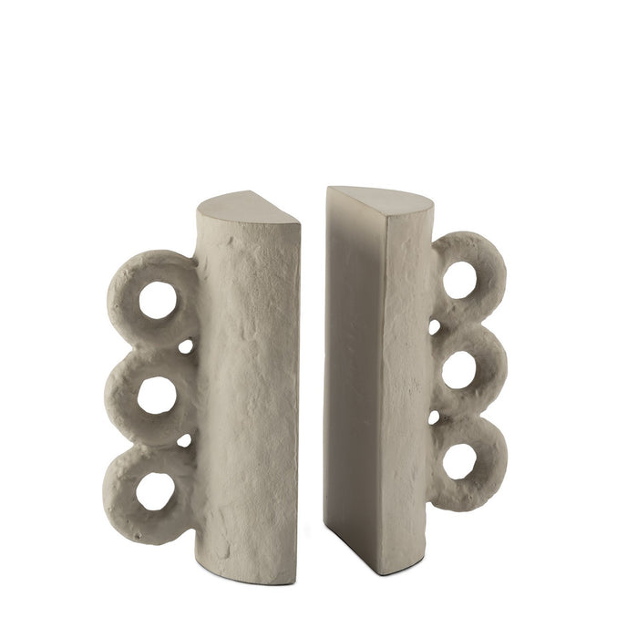 Regina Andrew - 20-1652GRY - Bookend Set - Chandra - Grey