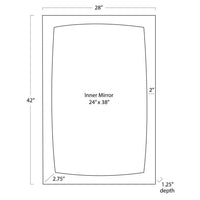 Regina Andrew - 21-1171BLK - Mirror - Estaban - Black