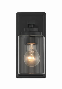 Craftmade - 20404FB1 - One Light Wall Sconce - Clark - Flat Black