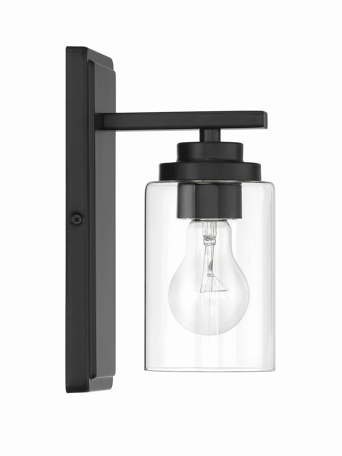 Craftmade - 20404FB1 - One Light Wall Sconce - Clark - Flat Black