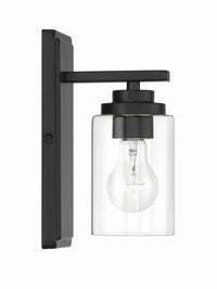 Craftmade - 20404FB1 - One Light Wall Sconce - Clark - Flat Black