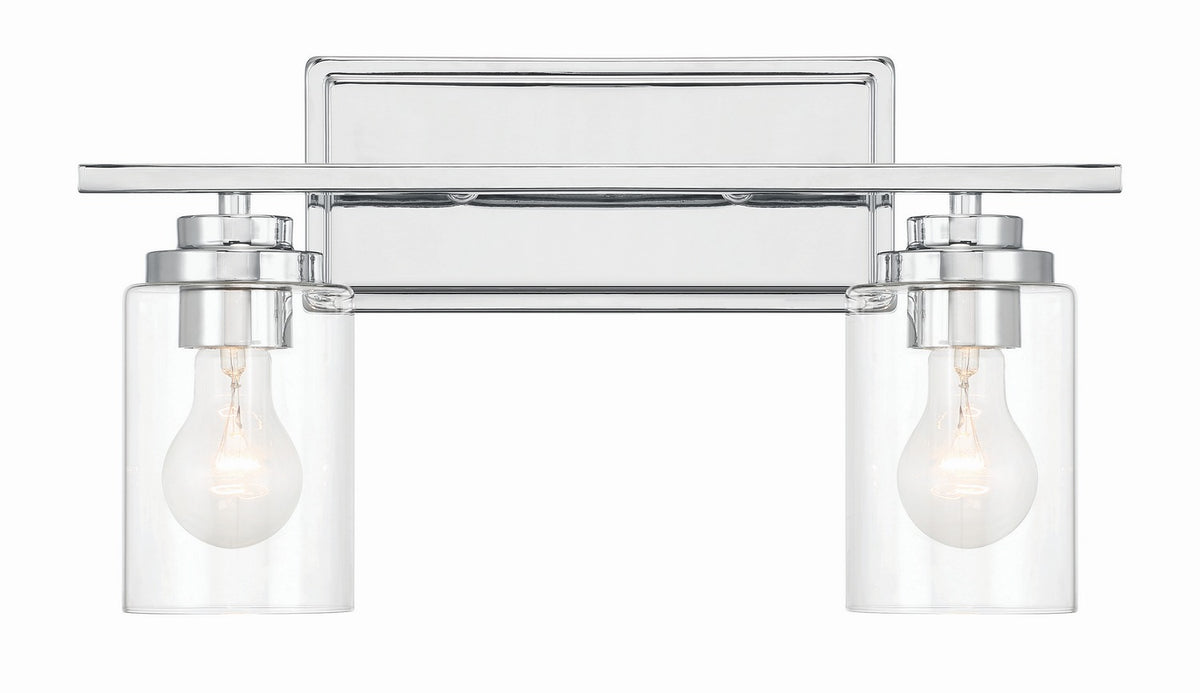 Craftmade - 20417CH2 - Two Light Vanity - Clark - Chrome