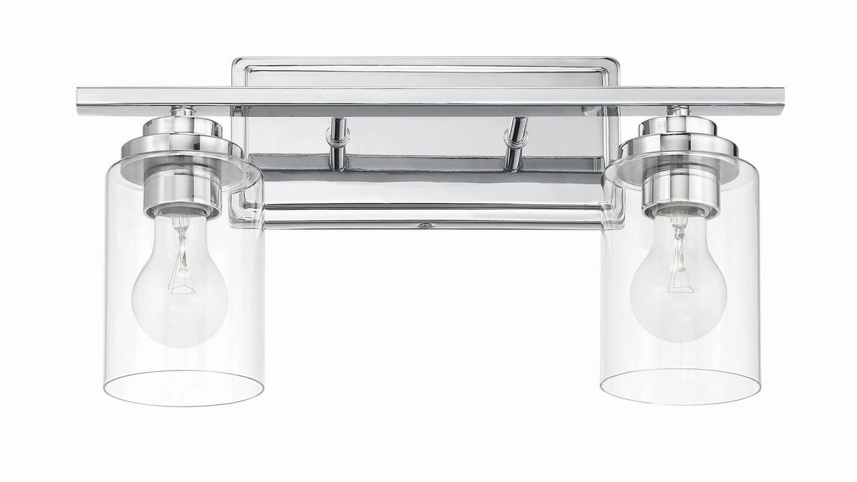 Craftmade - 20417CH2 - Two Light Vanity - Clark - Chrome