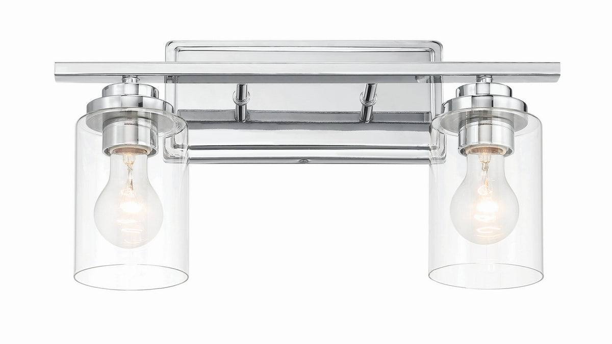Craftmade - 20417CH2 - Two Light Vanity - Clark - Chrome