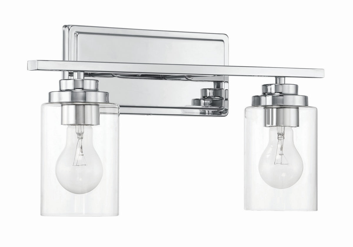 Craftmade - 20417CH2 - Two Light Vanity - Clark - Chrome