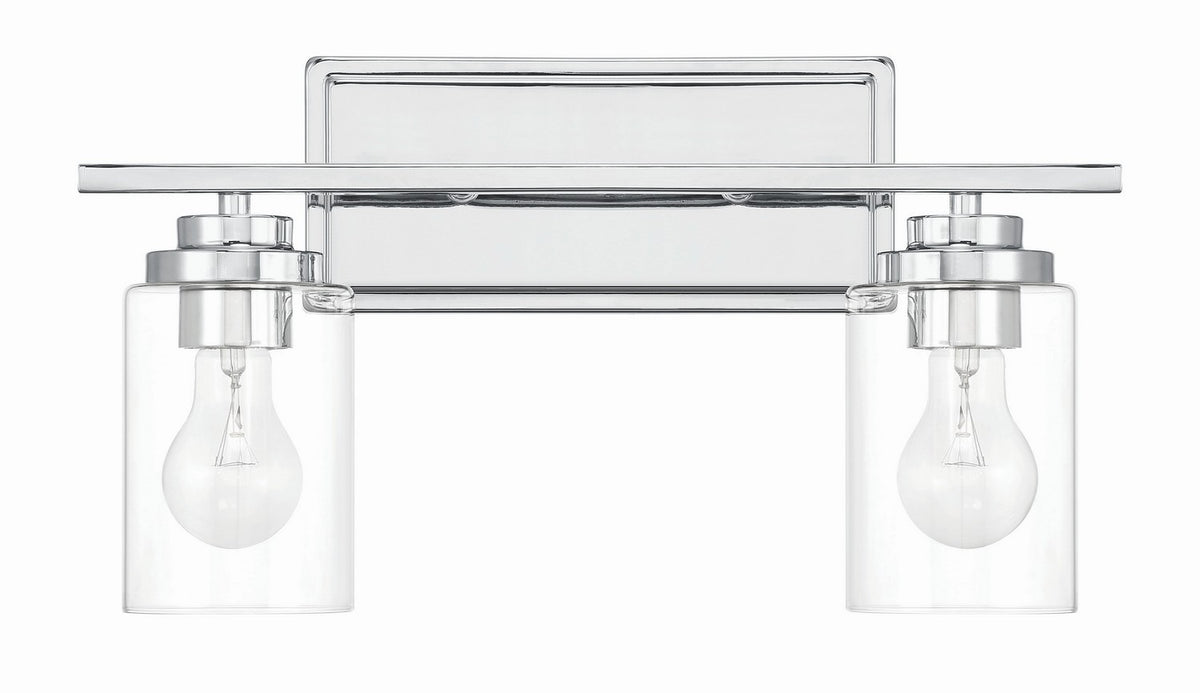 Craftmade - 20417CH2 - Two Light Vanity - Clark - Chrome