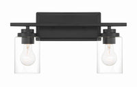 Craftmade - 20417FB2 - Two Light Vanity - Clark - Flat Black