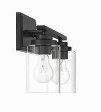Craftmade - 20417FB2 - Two Light Vanity - Clark - Flat Black