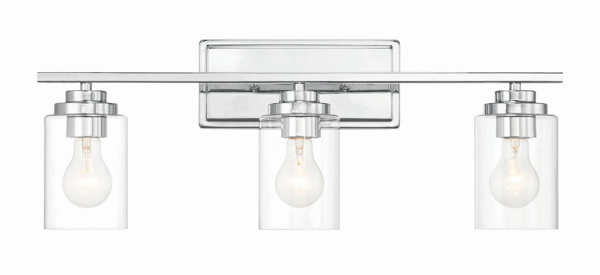 Craftmade - 20425CH3 - Three Light Vanity - Clark - Chrome