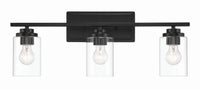 Craftmade - 20425FB3 - Three Light Vanity - Clark - Flat Black