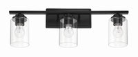 Craftmade - 20425FB3 - Three Light Vanity - Clark - Flat Black