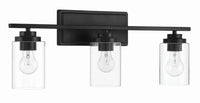 Craftmade - 20425FB3 - Three Light Vanity - Clark - Flat Black