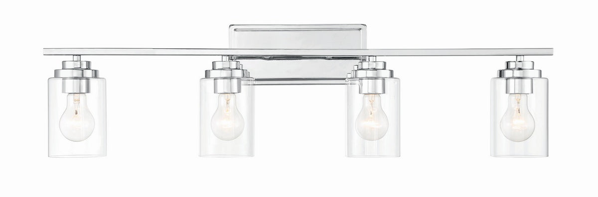Craftmade - 20435CH4 - Four Light Vanity - Clark - Chrome