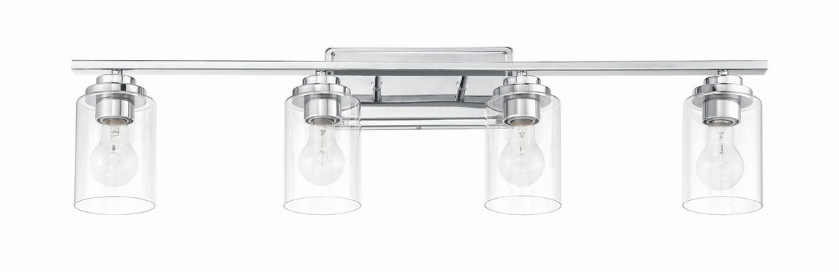 Craftmade - 20435CH4 - Four Light Vanity - Clark - Chrome