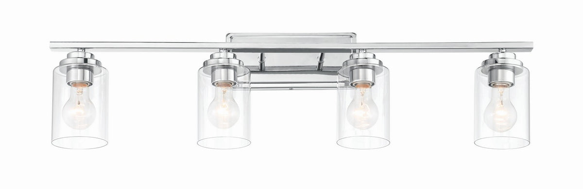Craftmade - 20435CH4 - Four Light Vanity - Clark - Chrome