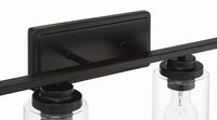 Craftmade - 20435FB4 - Four Light Vanity - Clark - Flat Black