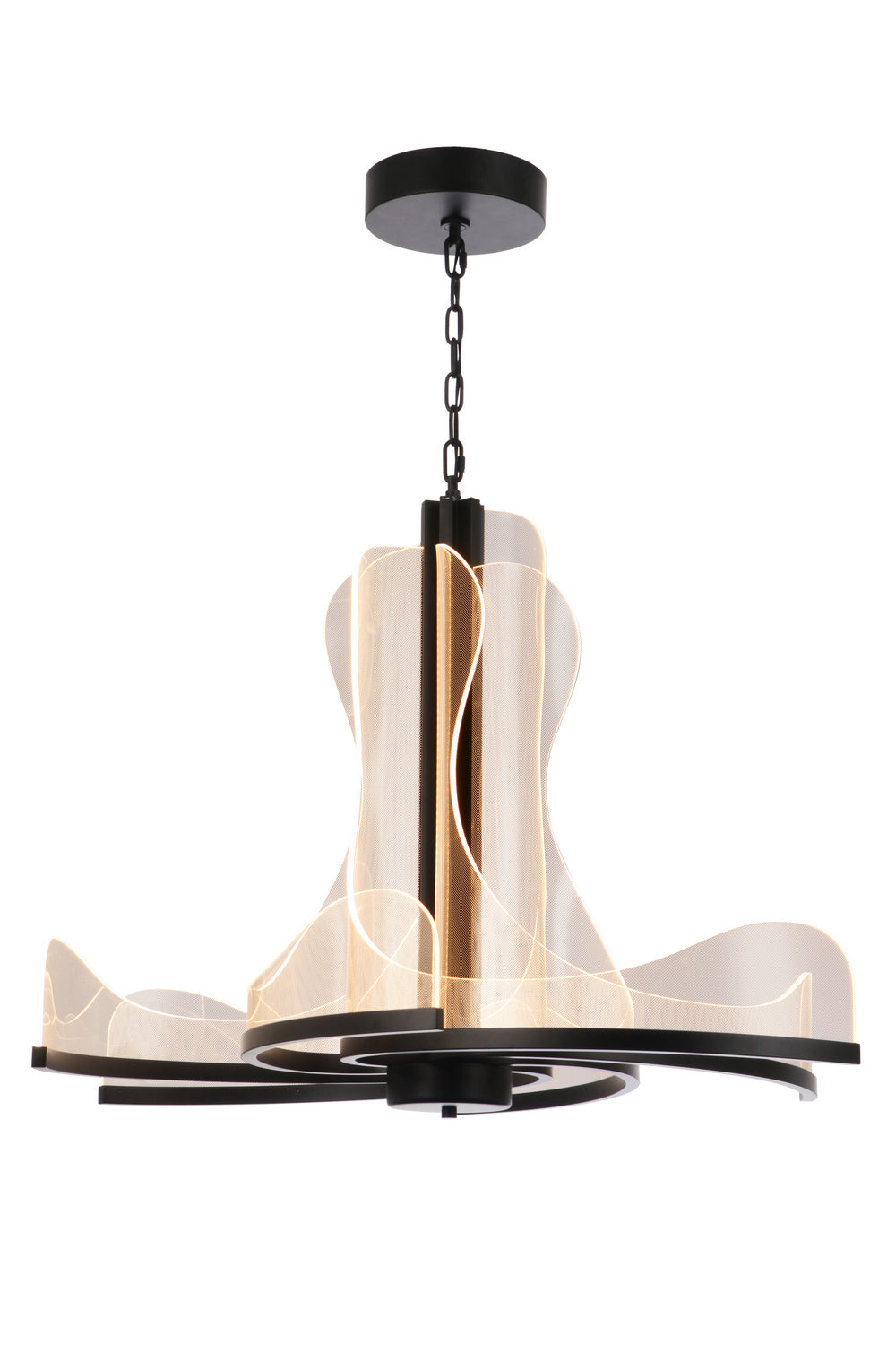 Craftmade - 59626-FB-LED - LED Chandelier - Estrella - Flat Black