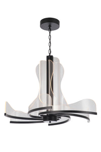 Craftmade - 59626-FB-LED - LED Chandelier - Estrella - Flat Black