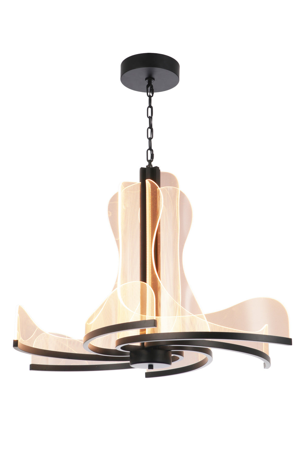 Craftmade - 59626-FB-LED - LED Chandelier - Estrella - Flat Black