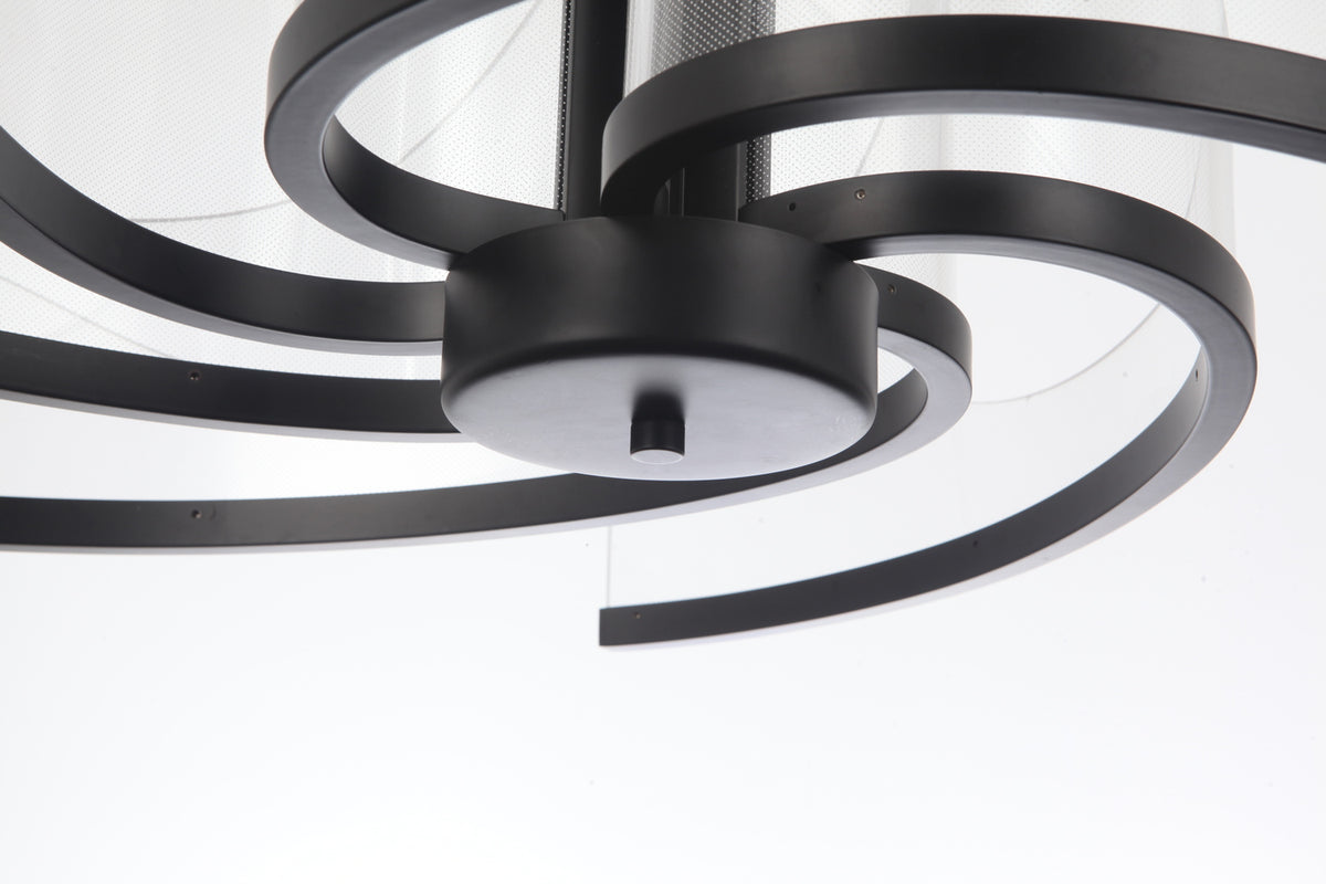 Craftmade - 59626-FB-LED - LED Chandelier - Estrella - Flat Black
