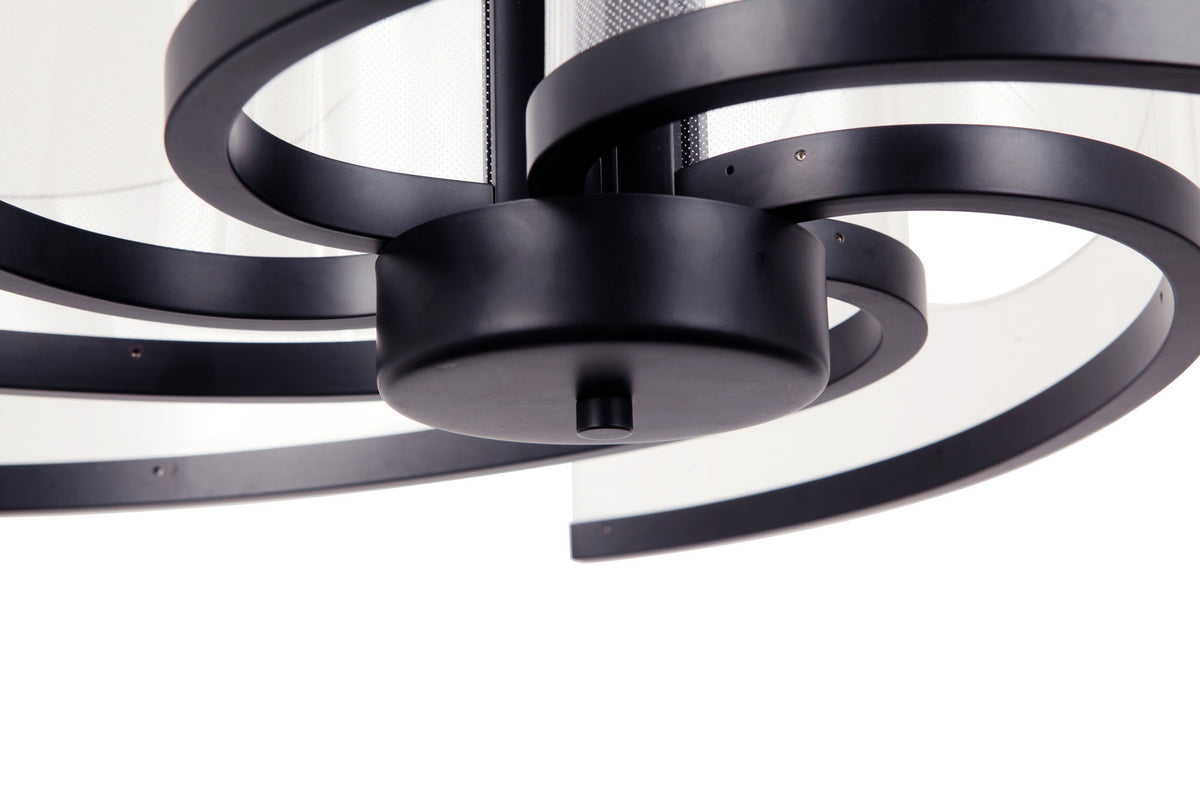 Craftmade - 59626-FB-LED - LED Chandelier - Estrella - Flat Black