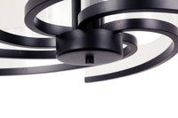 Craftmade - 59626-FB-LED - LED Chandelier - Estrella - Flat Black