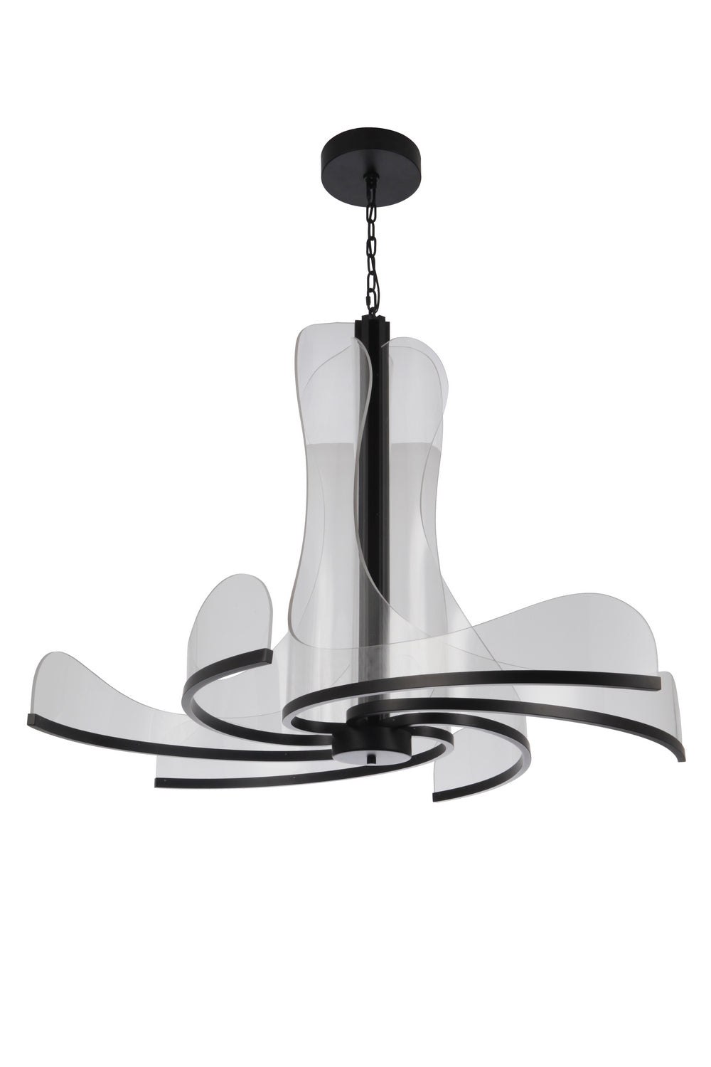 Craftmade - 59627-FB-LED - LED Chandelier - Estrella - Flat Black