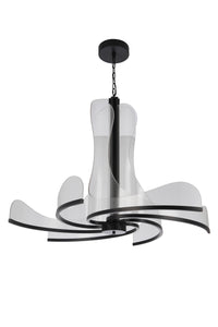 Craftmade - 59627-FB-LED - LED Chandelier - Estrella - Flat Black