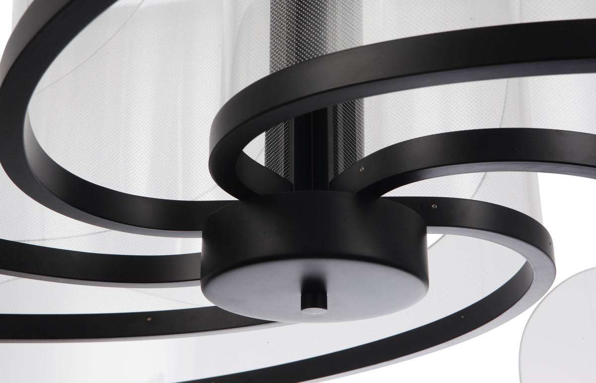 Craftmade - 59627-FB-LED - LED Chandelier - Estrella - Flat Black