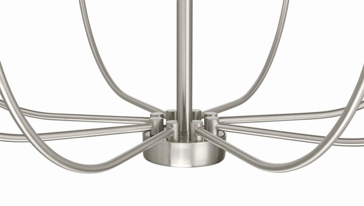 Craftmade - 59828-BNK - Eight Light Chandelier - Traci - Brushed Polished Nickel