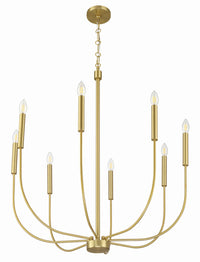 Craftmade - 59828-SB - Eight Light Chandelier - Traci - Satin Brass