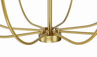 Craftmade - 59828-SB - Eight Light Chandelier - Traci - Satin Brass