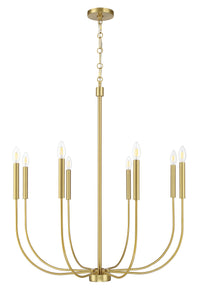 Craftmade - 59828-SB - Eight Light Chandelier - Traci - Satin Brass