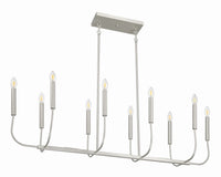 Craftmade - 59870-BNK - Ten Light Island Pendant - Traci - Brushed Polished Nickel