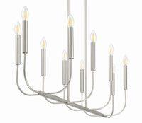 Craftmade - 59870-BNK - Ten Light Island Pendant - Traci - Brushed Polished Nickel