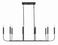 Craftmade - 59870-FB - Ten Light Island Pendant - Traci - Flat Black