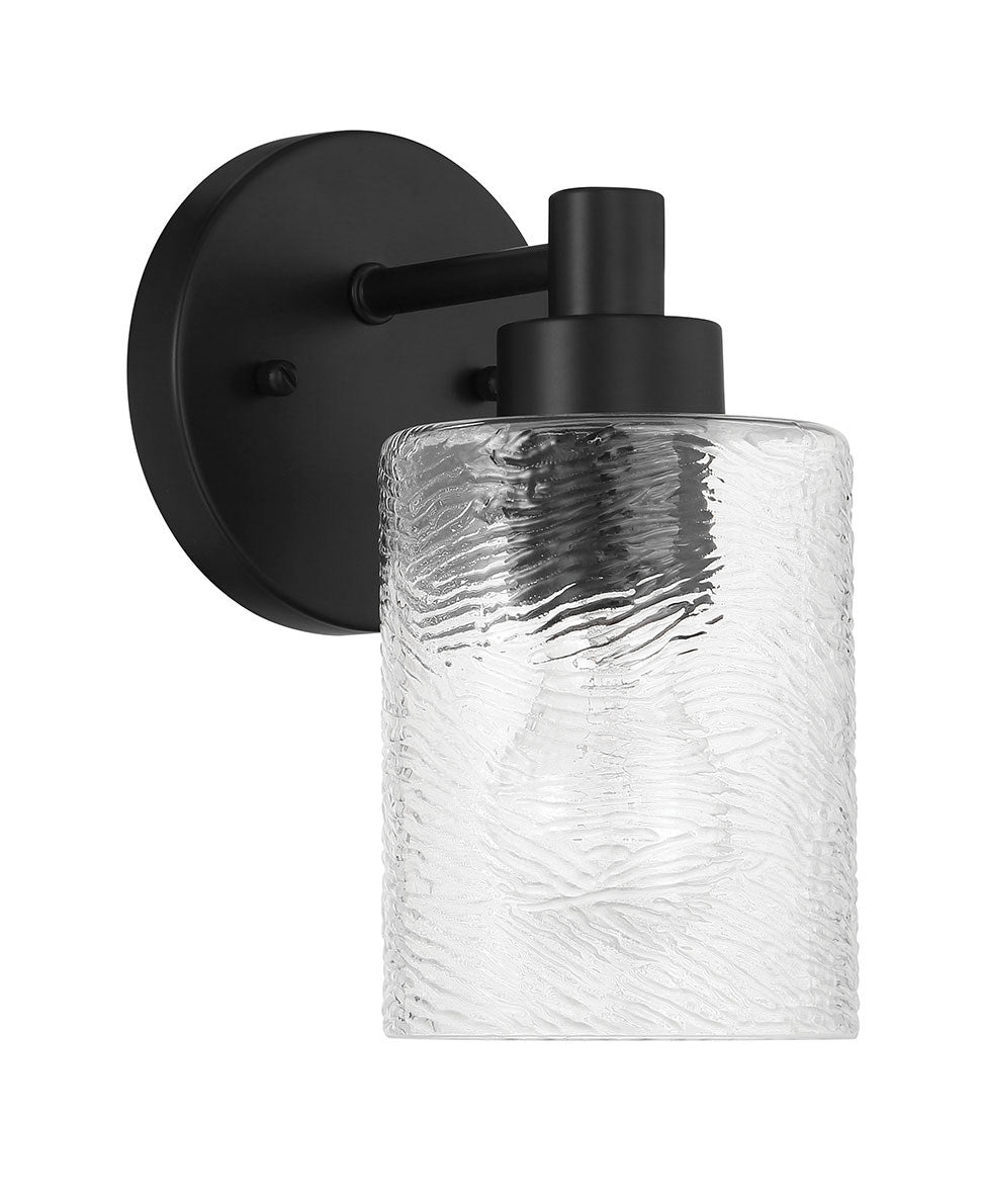 Craftmade - 60201-FB - One Light Wall Sconce - Lyndsey - Flat Black