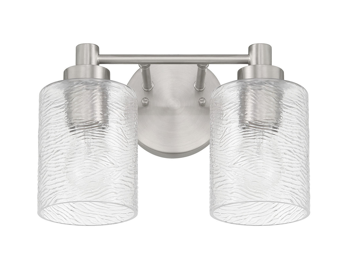 Craftmade - 60202-BNK - Two Light Vanity - Lyndsey - Brushed Polished Nickel