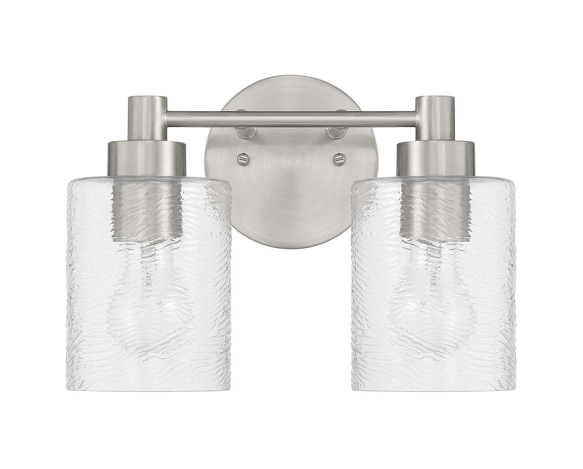 Craftmade - 60202-BNK - Two Light Vanity - Lyndsey - Brushed Polished Nickel