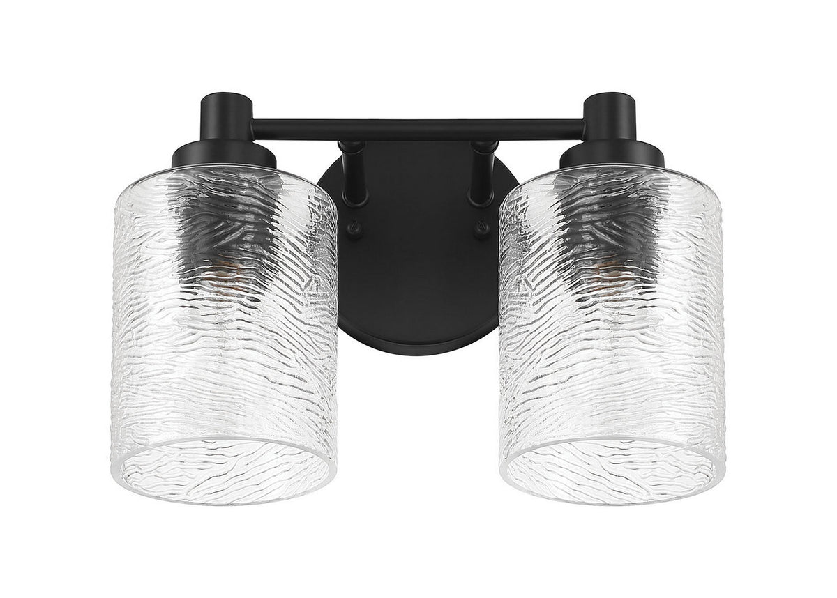 Craftmade - 60202-FB - Two Light Vanity - Lyndsey - Flat Black