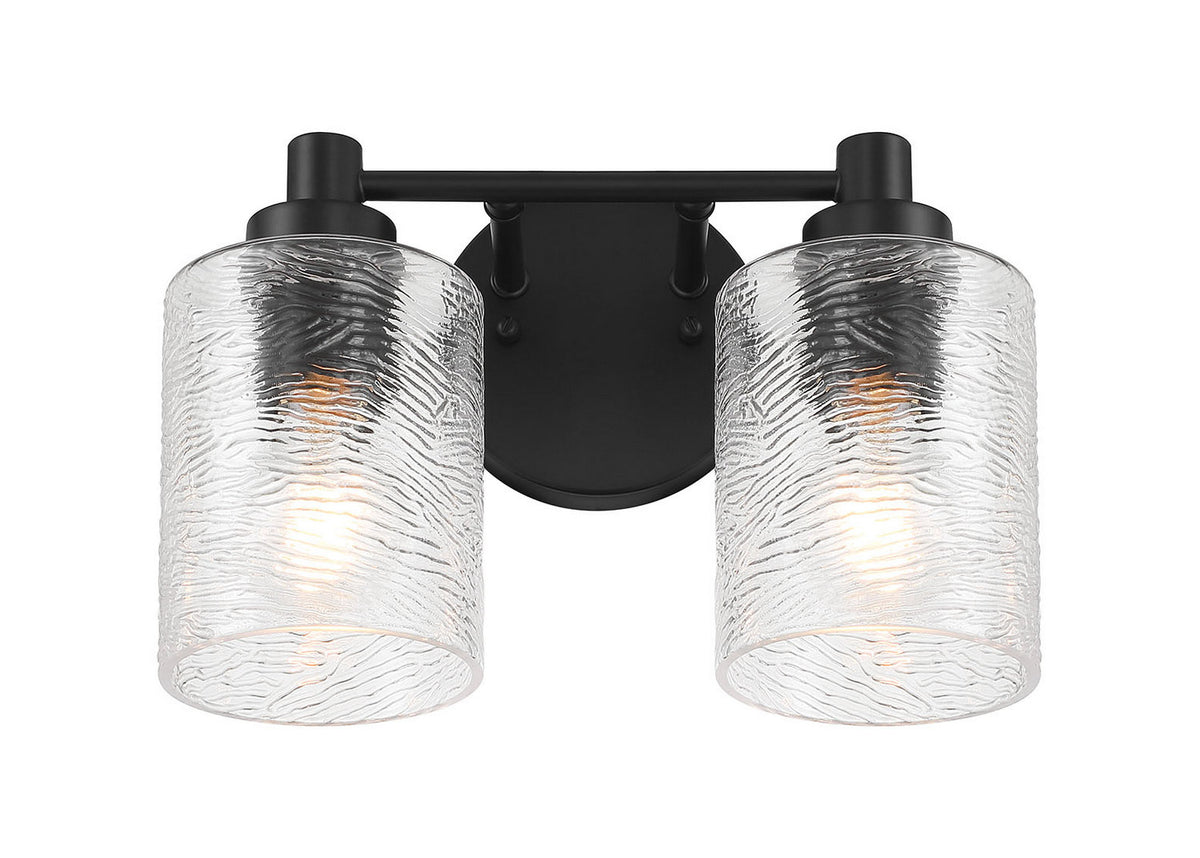 Craftmade - 60202-FB - Two Light Vanity - Lyndsey - Flat Black