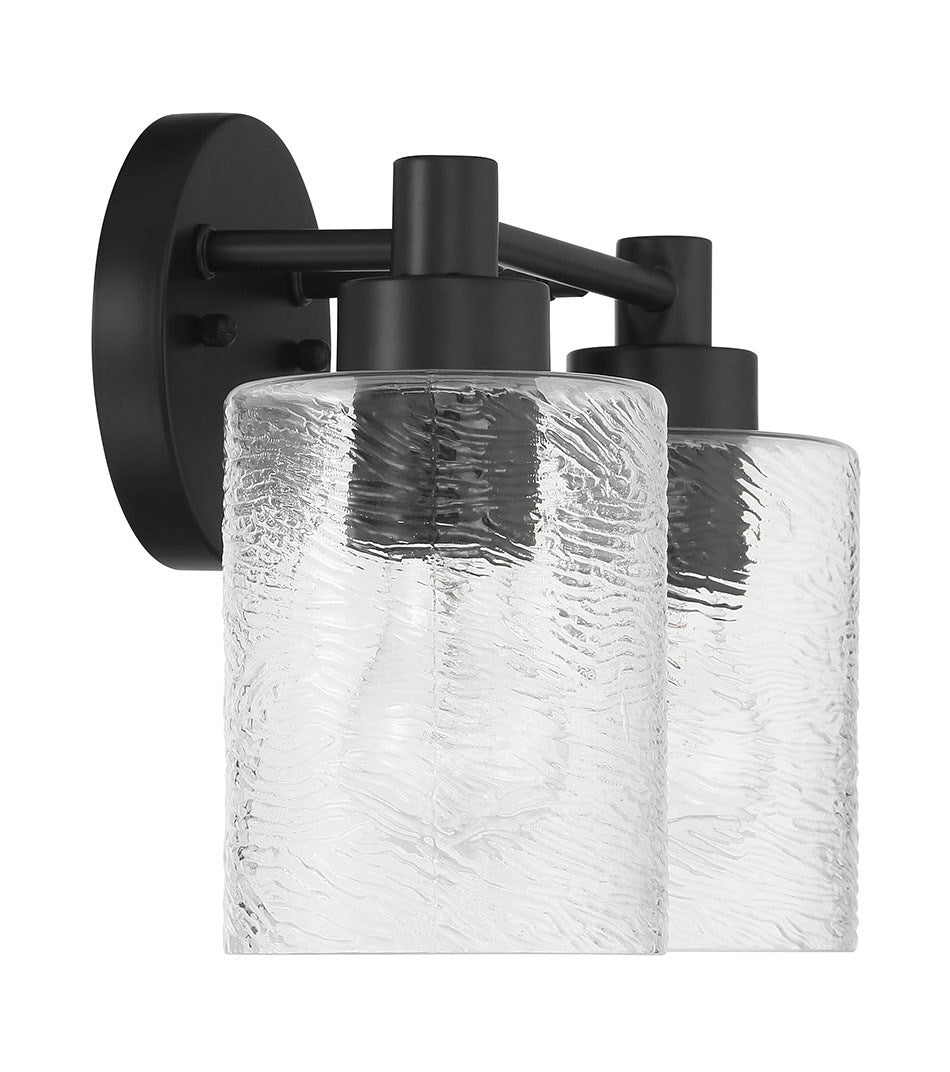 Craftmade - 60202-FB - Two Light Vanity - Lyndsey - Flat Black
