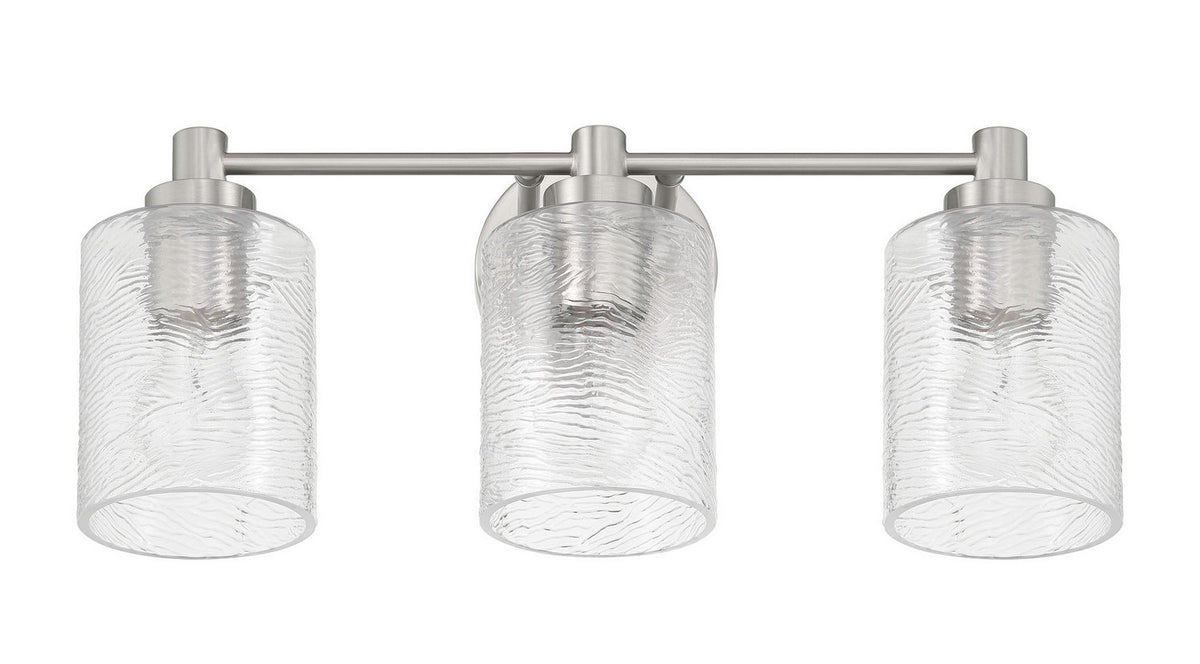 Craftmade - 60203-BNK - Three Light Vanity - Lyndsey - Brushed Polished Nickel