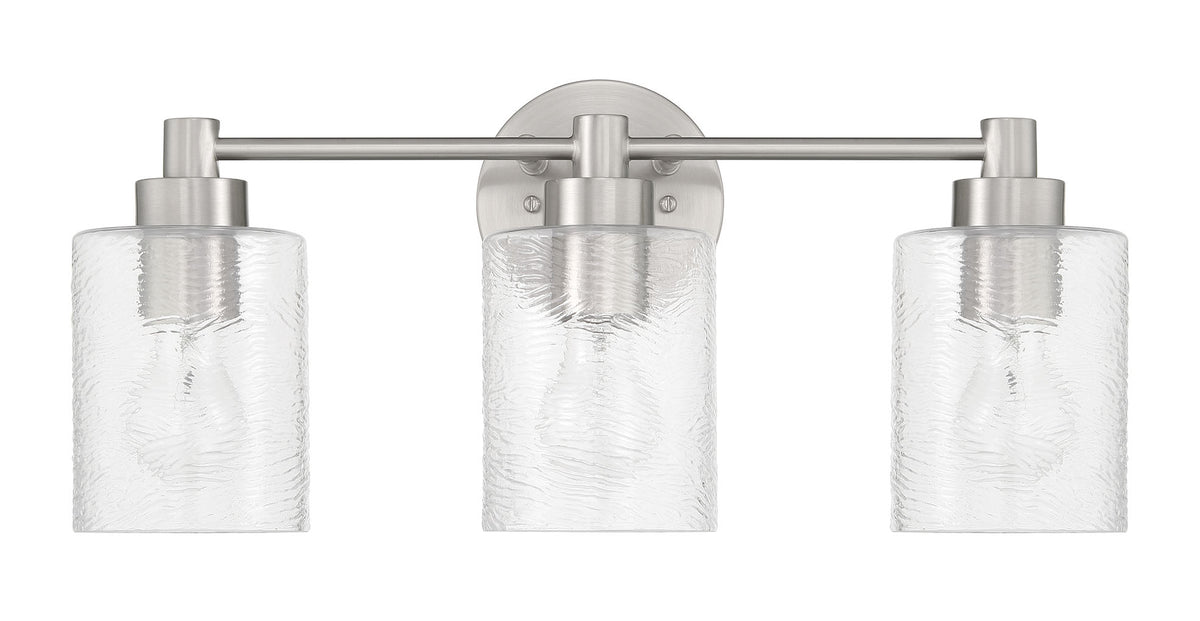 Craftmade - 60203-BNK - Three Light Vanity - Lyndsey - Brushed Polished Nickel