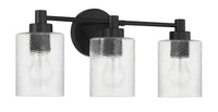 Craftmade - 60203-FB - Three Light Vanity - Lyndsey - Flat Black