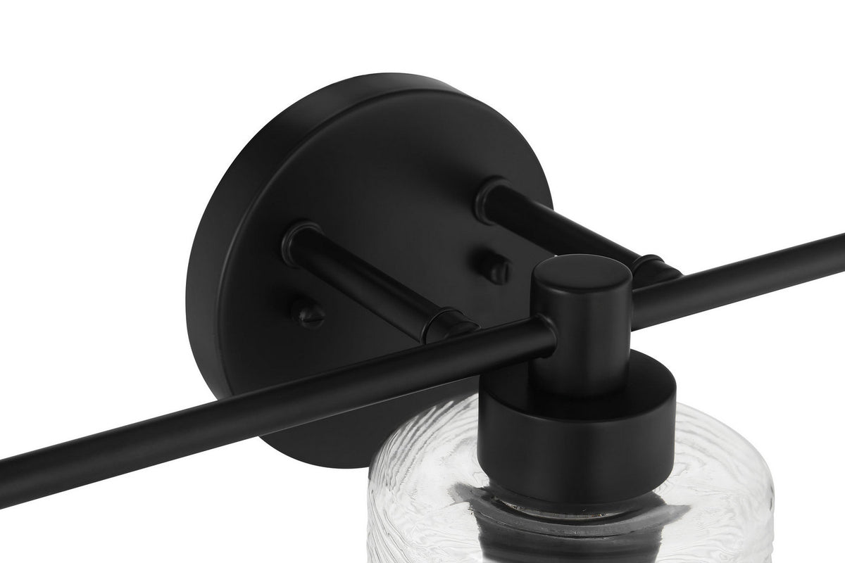 Craftmade - 60203-FB - Three Light Vanity - Lyndsey - Flat Black