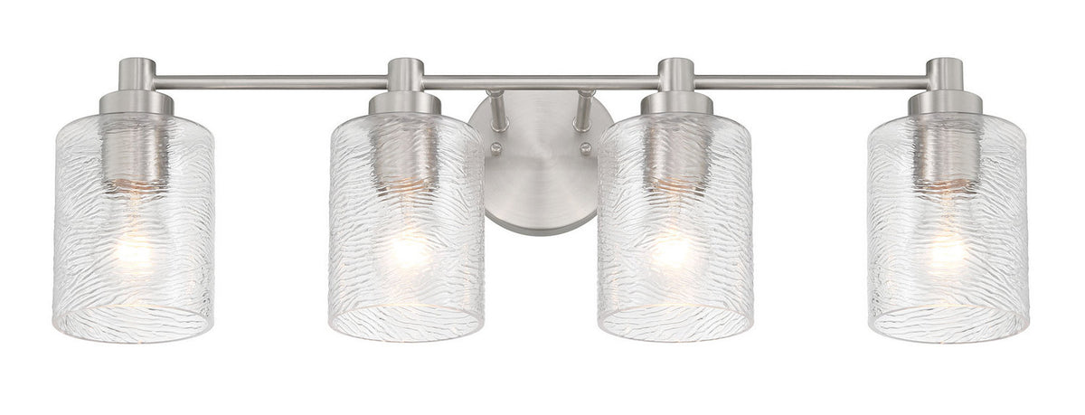 Craftmade - 60204-BNK - Four Light Vanity - Lyndsey - Brushed Polished Nickel