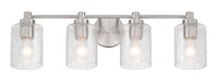 Craftmade - 60204-BNK - Four Light Vanity - Lyndsey - Brushed Polished Nickel